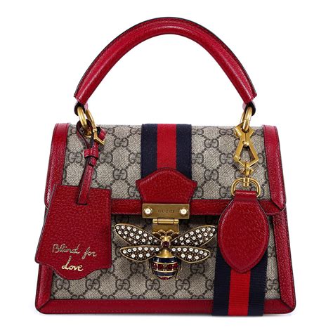 gucci bees tote|Gucci bag with bee clasp.